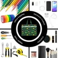 thumbnail image 4 of Cauagu Dinosaurs Pattern Canvas Tote File Bag, Zipper Tote Bag Business Briefcase Document Bag with Handle A4 File Organizer Laptop Bag for Travel and Work, 4 of 8