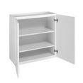 thumbnail image 5 of Design House Ready to Assemble Wall Mounted Fitness Cabinet in White, 33-Inch by 36-Inch by 12-Inch, 5 of 17
