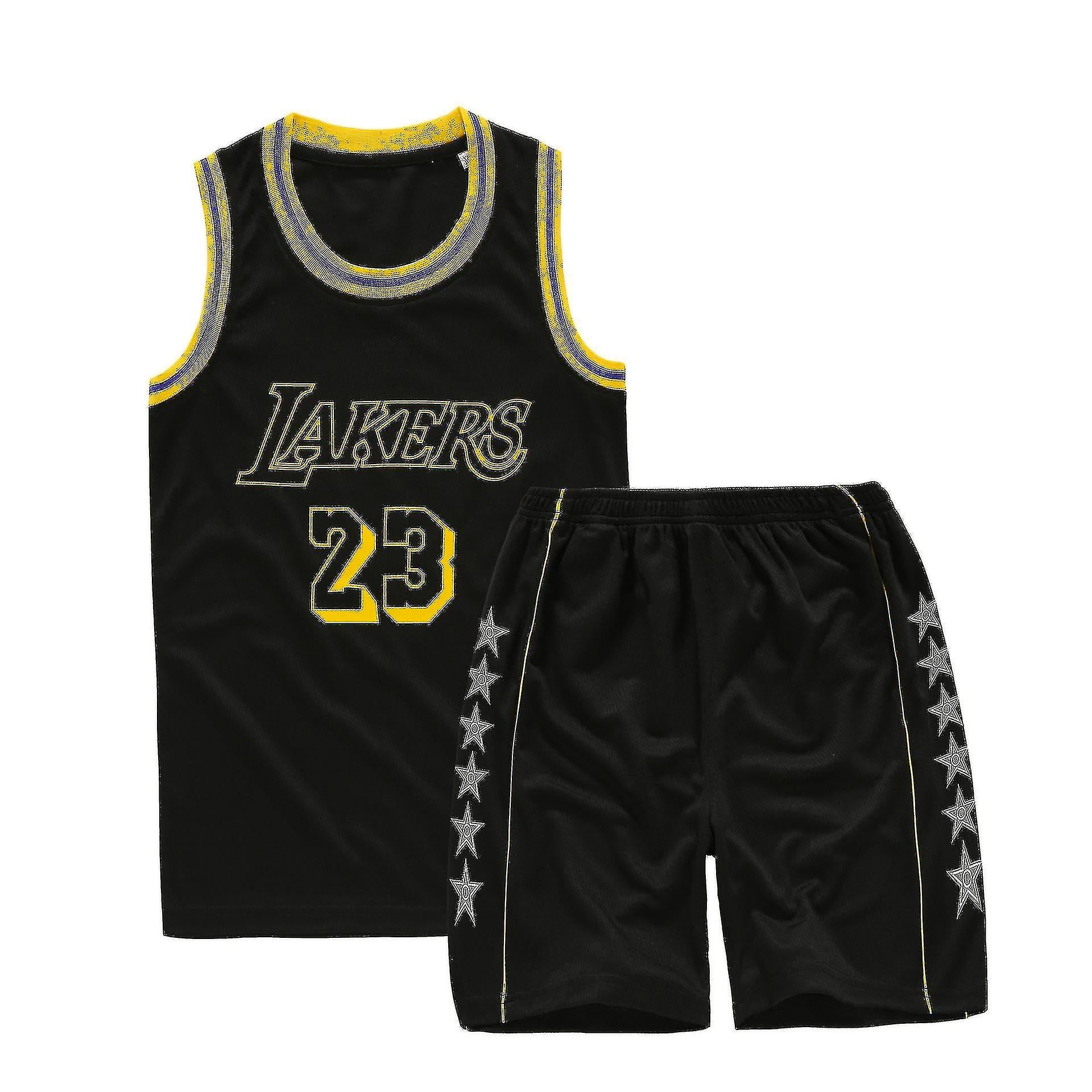 Lakers 23 Lebron Jersey No.23 Children s Basketball Uniform Set Kids Walmart