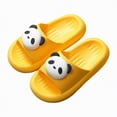 thumbnail image 3 of HCNTES Kids Cloud Slides Sandals Indoor House Slippers Shower Shoes for Boys Girls Comfort Footbed Slipper Open Toe Outdoor Sandal(Yellow,13), 3 of 7