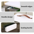 thumbnail image 5 of 3-Tier Medicine Organizer - Portable Medicine Cabinet with Leather Handle, Empty First Aid Kit for Home, 5 of 15