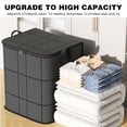 thumbnail image 2 of sruoe Storage Bins for Clothes, Foldable Storage Bag, Cube Storage Bin, Large Storage Bags With Zipper & Handles, Collapsible Storage Bins 50 Gallon for Clothing Blanket Beddin, 2 of 9
