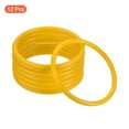 thumbnail image 3 of Uxcell 8cm Plastic Carnival Ringtoss Rings Hoop Party Favor Game, Yellow 12 Pack, 3 of 5