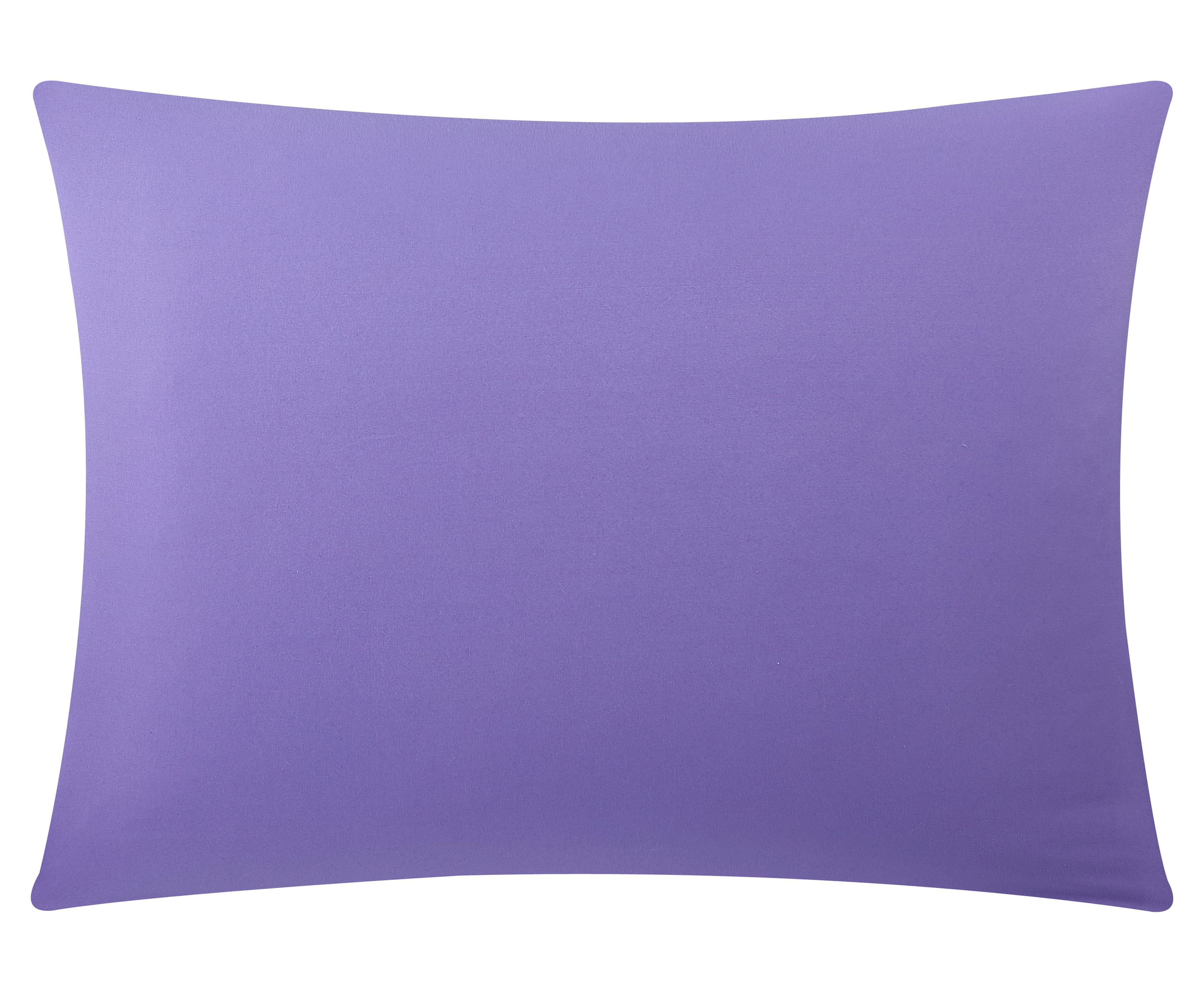 Your Zone Unicorn Purple Soft Mink Bed Pillow, 20" x 26"