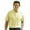Butter, variant on Monterey Club Men's Drizzle Texture Solid Golf Polo Shirt #1074