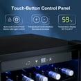 thumbnail image 6 of Auseo 150 Can Beverage Refrigerator Cooler with Stainless Steel Frame,Drink Fridge with Glass Door & Handle for Home, 6 of 12