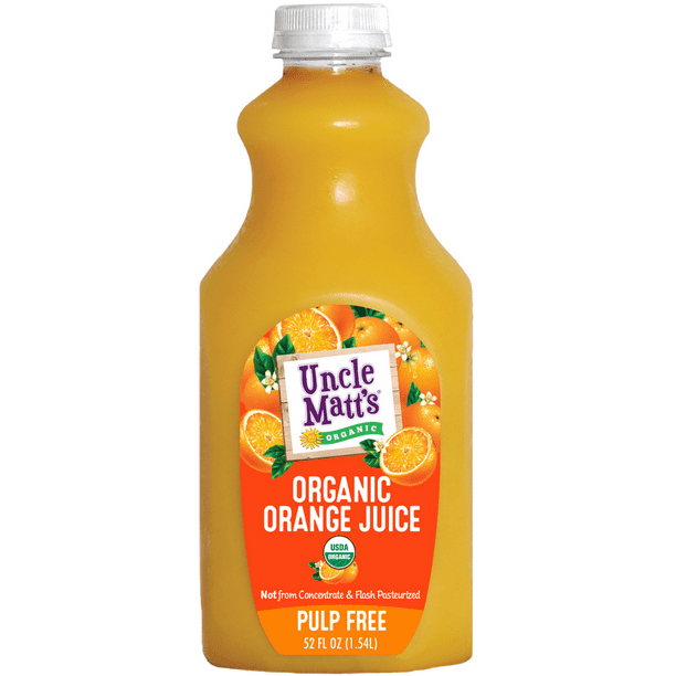 Uncle Matt's Organic Orange Juice Pulp Free 52 OZ ...