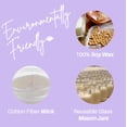 thumbnail image 4 of Soy Candle Nika's Home con aroma a lila, 350 ml, tarro Mason, 50-60 h, 4 of 8