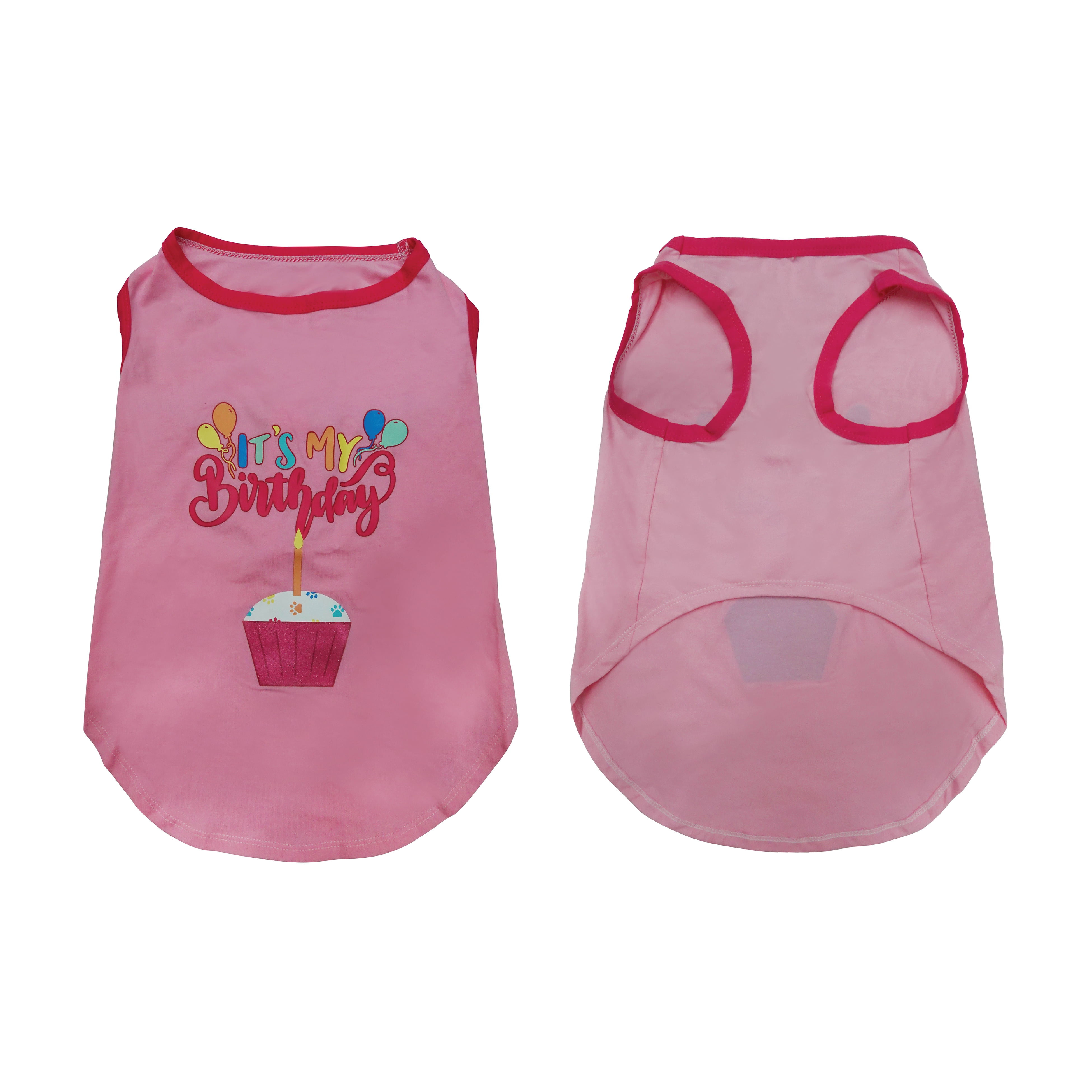 Best Furry Friends Birthday Party Set for Dogs or Cats (set of 4), Pink, X-Small