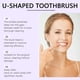 thumbnail image 5 of Cepillo de dientes de cabeza larga en forma de U. Limpieza suave de los dientes. Cuidado diario de la higiene bucal. Cepillos de dientes de plástico suave., 5 of 6