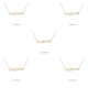 thumbnail image 3 of Collar de constelaciones sweethay Sagitario oro, 3 of 6
