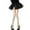 White, variant on Star Print Tights Black White Thin Stockings Legs Thighs Do Not Fall Off Any Cut White,One Size