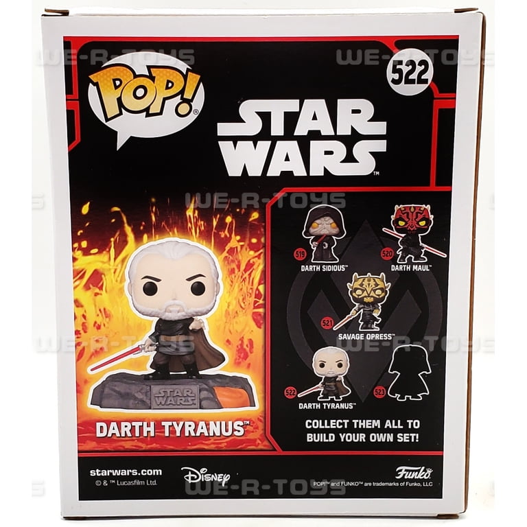 Star Wars: Red Saber Series Vol 1, Darth Tyranus Funko Pop! Toy