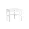 thumbnail image 4 of Linon Lakelyn Corner Desk, 29" Wide with Hidden Sliding Keyboard Tray, White, 4 of 6