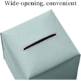 thumbnail image 4 of PU Leather Tissue Box Cover Square – Modern PU Leather Cube Tissue Box Holder Decorative for Bathroom Vanity Countertop/Night Stands/Office Desk, 4 of 6