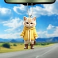 thumbnail image 5 of Nuboxa Car ornaments cute cat pendant car rearview mirror home USA decoration, 5 of 9