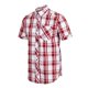 thumbnail image 2 of Regatta - Camisa Manga Corta estampado de Cuadros Deakin III para Hombre (Blanco/Rojo Dheli), 2 of 2