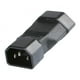thumbnail image 3 of Enchufe de 3 Clavijas Del Adaptador IEC 320, C14 Al Adaptador de Corriente Europeo Del Enchufe Cloverleaf, Hugo Hombre a Suiza Mujer, 3 of 8