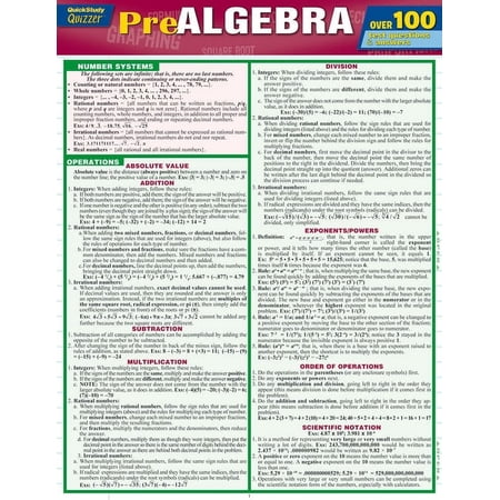 Pre-Algebra Quizzer (Other)