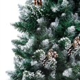 thumbnail image 3 of vidaXL Artificial Christmas Tree LEDs&Pine Cones&White Snow 150 cm, 3 of 5