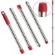 thumbnail image 3 of NACOOL Adecuado para fregona giratoria O-Cedar, Adecuado para Vileda O-Cedar, Equipado con Cabezal de fregona Giratorio de 360 Grados, Accesorios de Varilla y Disco, tri&aacute;ngulo. (Rojo Blanco, 3 of 9
