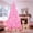 Pink, variant on 7.5FT Prelit Christmas Tree, Full Xmas Pine Tree with 1300 Branch Tips 400 Cold Warm Light for Holiday Indoor Outdoor Decoration, White