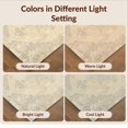 thumbnail image 7 of Design&I 3'x5' Washable Throw Rug Distressed Traditional Medallion With Ornate Corner Motifs Vintage Flowing for Entryway, Kitchen, Ultra-Thin & Non-Slip Skid-Resistant Small, 7 of 7
