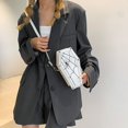 thumbnail image 6 of Jiibva Gothic Pu Leather Bag Coffin Shape Crossbody Bag Halloween Cell Phone Purses Punk Shoulder Bag Handbags for Female, 6 of 7