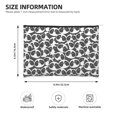 thumbnail image 3 of Zufioo Panda1 Print DuPont Paper Portable Toiletry Bag, 8.9x6.5 inch Zippered Hand-held Paper Cosmetic Bag Storage Tool Kit, 3 of 7
