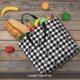 thumbnail image 5 of Easygdp Black Tartan Plaid Bolsa Tote para Mujer, Bolso de Hombro para Trabajo, Playa, Viajes, Compras y Supermercado, 5 of 7