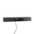 thumbnail image 6 of Aukfa Floating TV Stand Wall Mounted for TVs up to 75" with LED Light APP Control & Power Outlet,Black, 6 of 7