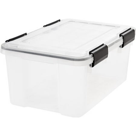 Photo 1 of IRIS 19qt Weathertight Storage Box Clear