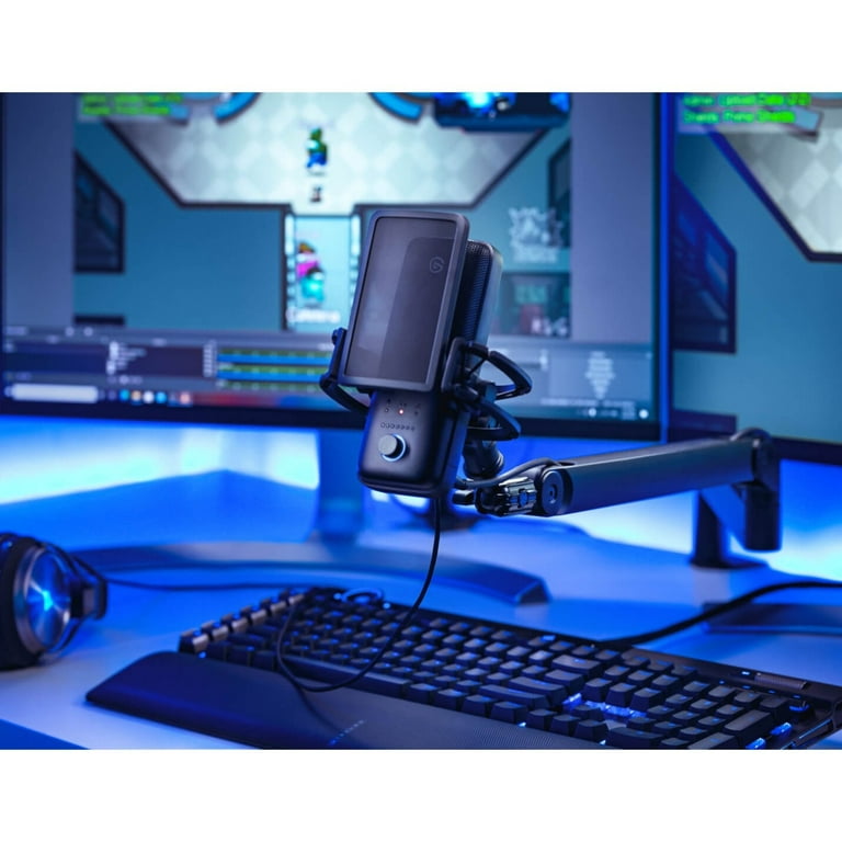 Elgato Live Streaming Boom Mic Stand, Adjustable Mounting Arm for