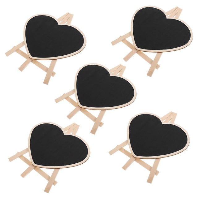 Decorative Chalkboard Set 5Pcs DIY Assembled Message Writing Boards For Birthday Parties And Weddings 9.04X6.09X0.20 Inch