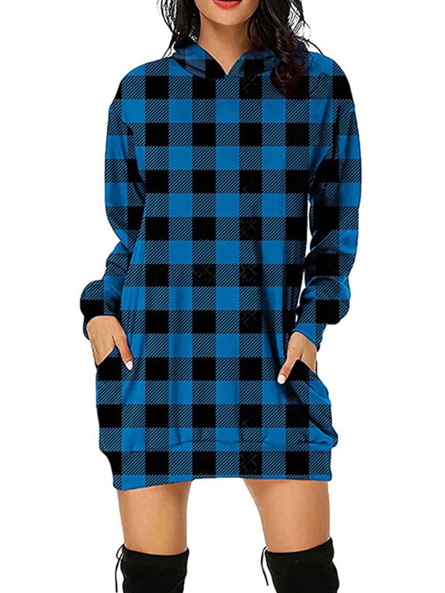 Plus Size Plaid Dress