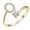 O, variant on Jewelry Personalized Gold Bold Initial Letter Open Ring Adjustable Women Statement Rings Party|Women Signet Ring|18K Gold Plated Open Alphabet Rings|Letter A to Z