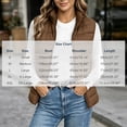 thumbnail image 3 of Mifsaly Puffer Vest Women Warm Sleeveless Quilted Jacket Stand Collar Zip Up Lightweight Fall Winter Travel Daily Layering Casual Outerwear with Pockets Brown,XXL, 3 of 6
