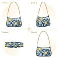 thumbnail image 7 of FORMRS Womens Shoulder Bag with Chain Strap Clutch Purse Cute Tote Handbag, Retro Plaid Lemon, 7 of 7