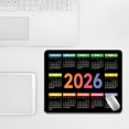 thumbnail image 7 of 2026 Calendar Mouse Pad, Large Extended Desk Mat with Non-Slip Rubber Base for Office and Gaming, Enhanced Precision for Optical and Wireless Mice, Waterproof Computer Mousepad for Home and Work, 7 of 7