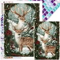 thumbnail image 1 of 5D DIY Taladro Diamante Pintura Alce Kit Del Arte Artesanía 50x07cm, 1 of 9
