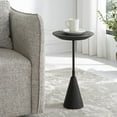 thumbnail image 2 of Uttermost Midnight Contemporary Steel Metal Accent Table in Black, 2 of 5