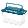 thumbnail image 4 of SHISUYAN Portable Turtle Feeding Box Home Goldfish Turtle Living Box Reptile Habitat Goldfish Box, 4 of 7