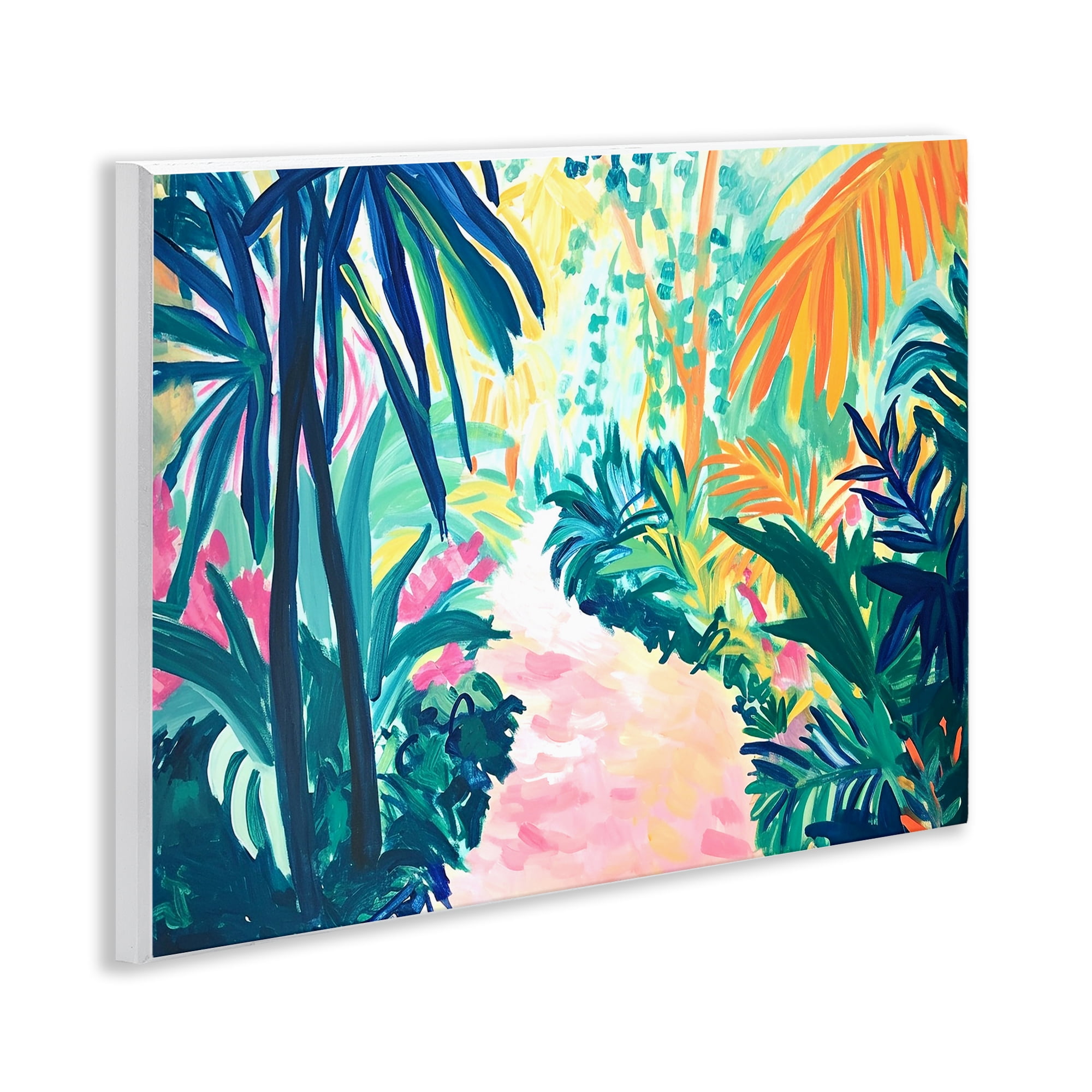 Stupell Industries Garden Of Bright Color Botanical & Floral Painting Unframed Art Print Wall Art, 14 x 11