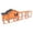 Orange, variant on Pefilos 111.5" Outdoor Chicken Coop Poultry Cage, Large 2-Story Wood Rabbit Hutch for Backyard, Hen House with Nesting Box, Waterproof UV Panel, Orange