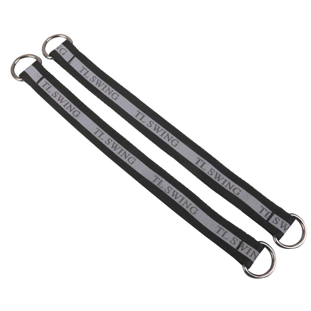 2x Heavy Duty Hanging Straps Belt Swing Bar Hammock Tree Beam Climbing