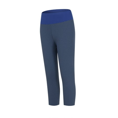 

Ziloco Women s Stretch Yoga Leggings Fitness Running Gym Sports Pockets Active Pants pajama pants Blue XL