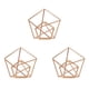 thumbnail image 1 of Soporte para plantas de piña Soporte geométrico para plantas de aire Soporte para esponjas en polvo - Oro rosa (Material: Metal, Tamaño: Diámetro 55 mm, Altura 45 mm), 1 of 5
