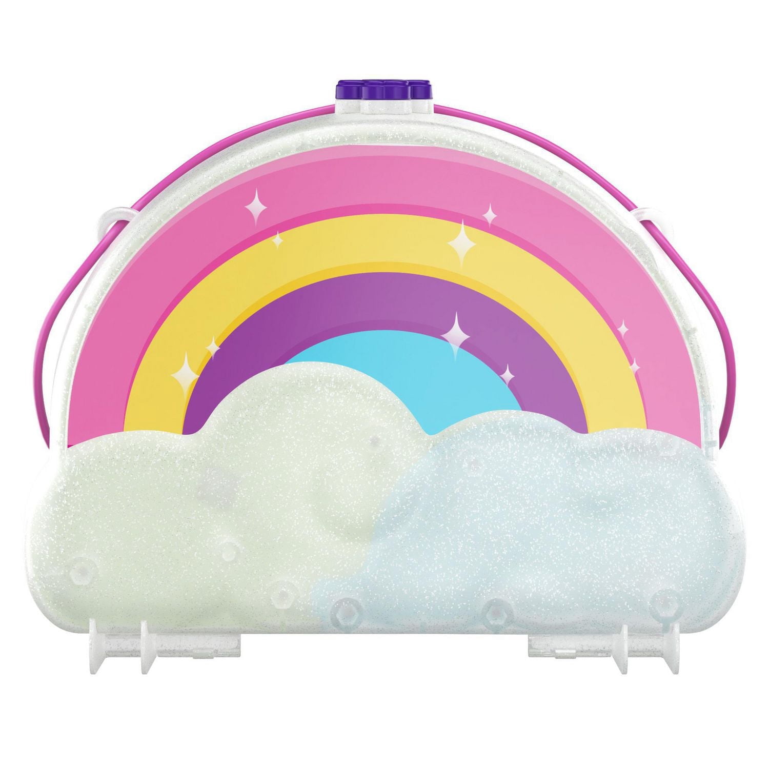 ​​​Polly Pocket Rainbow Dream Wearable Purse Compact