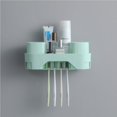 thumbnail image 3 of Soporte Multifunción Para Cepillo De Dientes Montado En La Pared, Soporte Para Pasta De Dientes, Estante De Almacenamiento Impermeable Para Baño Guardurnaity HA023496-00, 3 of 7