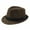 Coffee, variant on KDFJPTH Jazz Hat Men's Breathable Linen Top Hat Outdoor Sun Hat CurlyStraw Hat 47 Womens